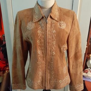 Papillion suede jacket
